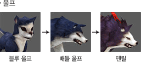 울프 성장모습