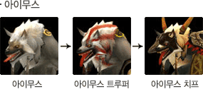 아이무스 성장모습