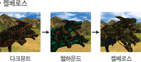 켈베로스 성장모습